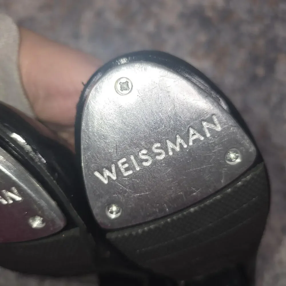 Weissman Tap Shoes Kids Girls Size 13.5 Black Patent Mary Jane Strap Dance W2600
